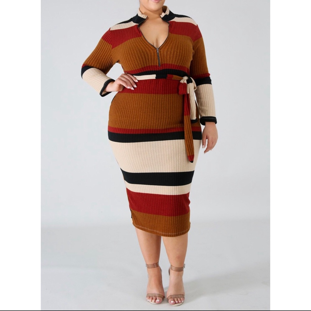 Multi Print Sweater Dress 😍